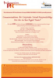 6th IPPG Workshop – Communications for CSR